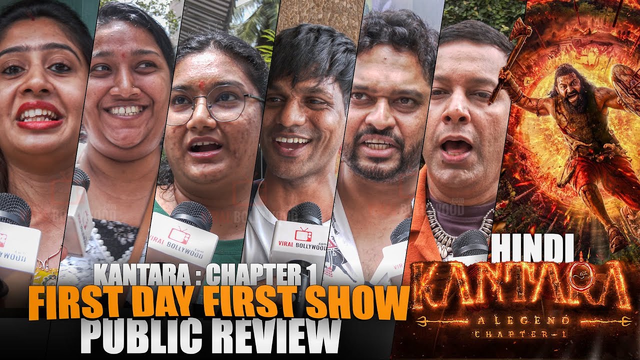 Kantara : Chapter 1 (Hindi) | Public Review | First Day First Show | Rishab Shetty, Rukmini Vasanth