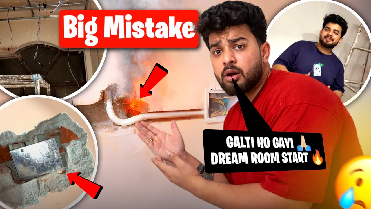 Finally Dream Room Banana Start 😍 | Pura Room Tod Diya 💔