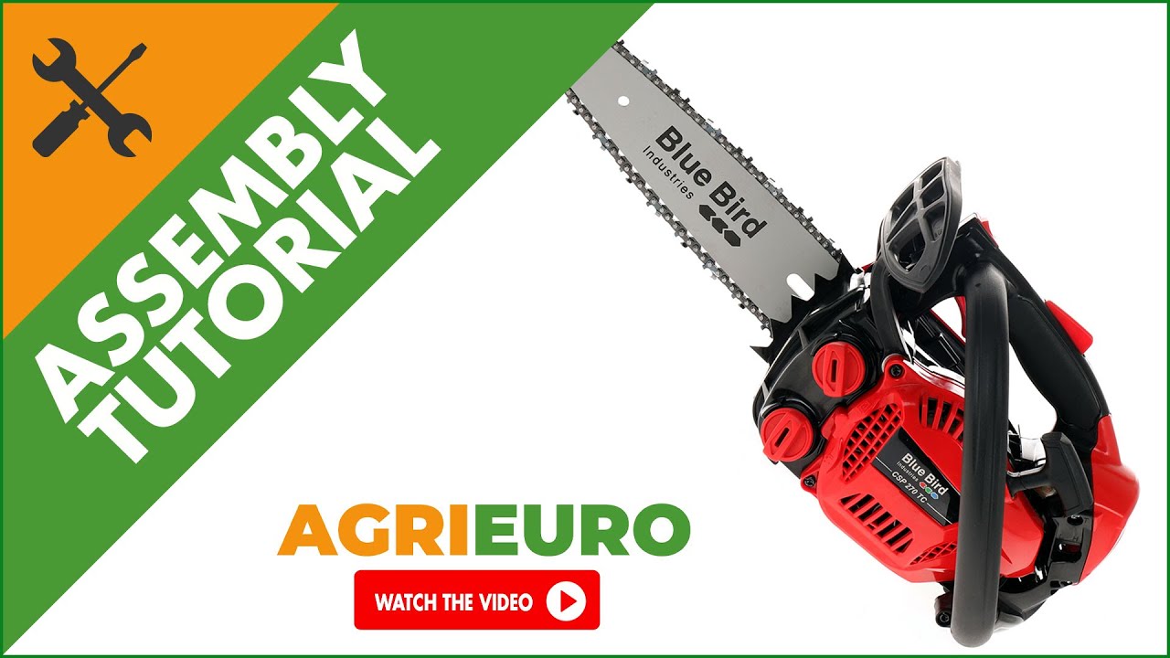 BLUE BIRD CSP 270 TC Light 2-stroke Pruning Chainsaw - Assembly tutorial