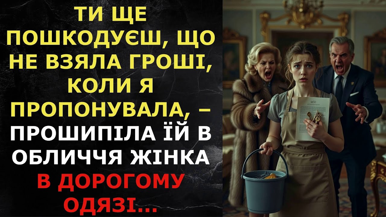 Ти ще пошкодуєш, що не взяла гроші, коли я пропонувала, – прошипіла їй в обличчя жінка в дорогому...