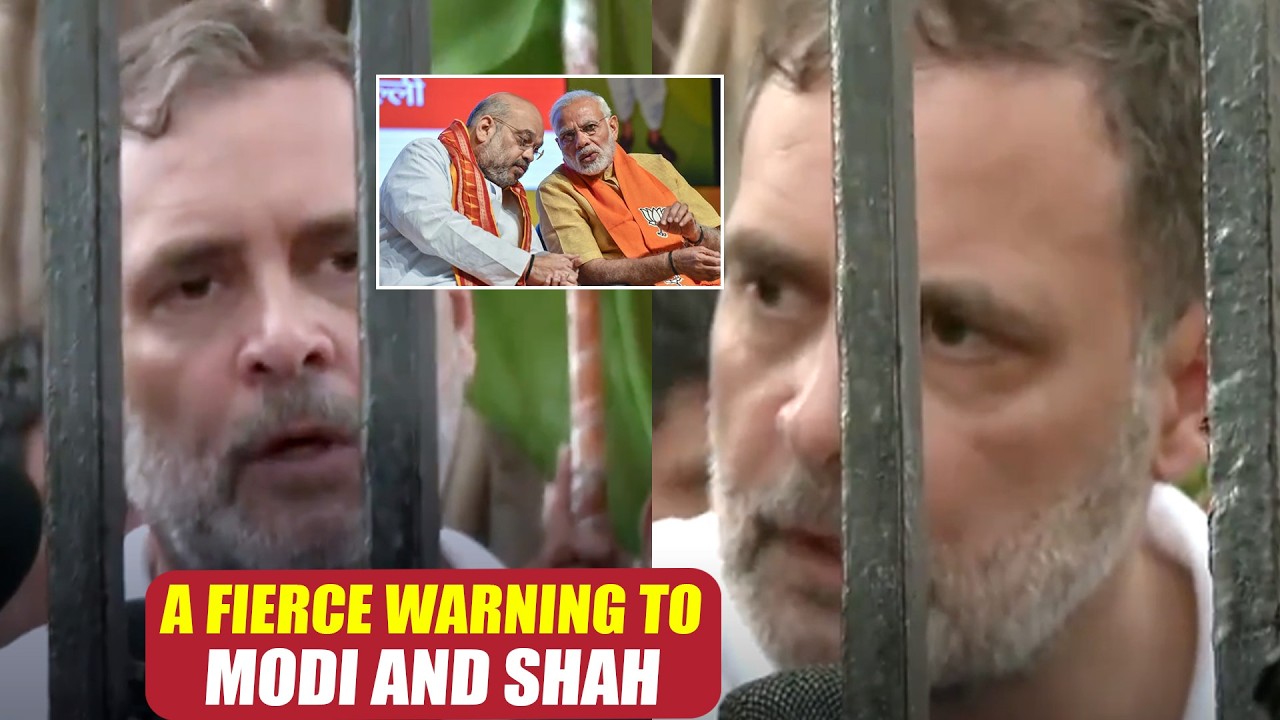 Rahul Gandhi Fiery Warning to PM Modi and Amit Shah | QubeTV News