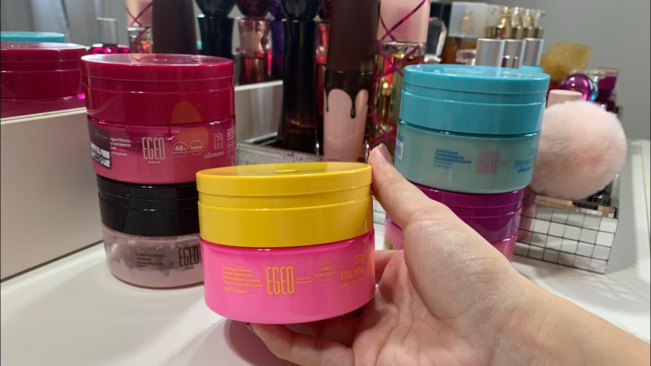 Hidratantes Egeo- Qual é o melhor ? 💗❤️🧡💙💛💜