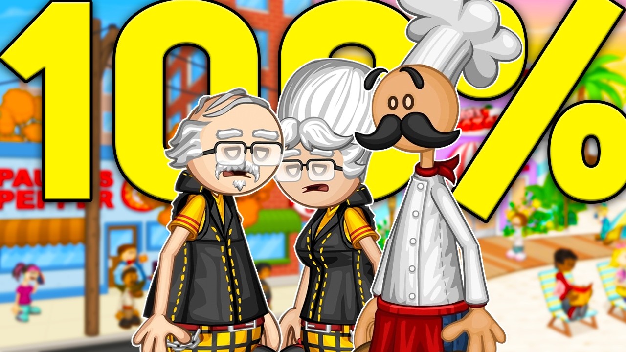 I Played 100% of Deluxe Papa Louie Games!