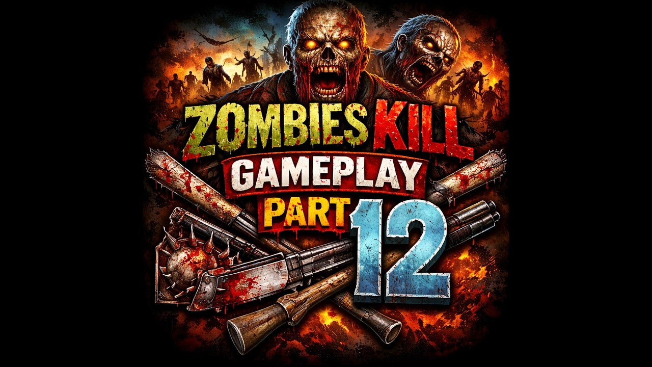 Zombie Apocalypse Gameplay Part 12 — Brutal Action! #ZombieAttack #ZombieSurvivalGameplay