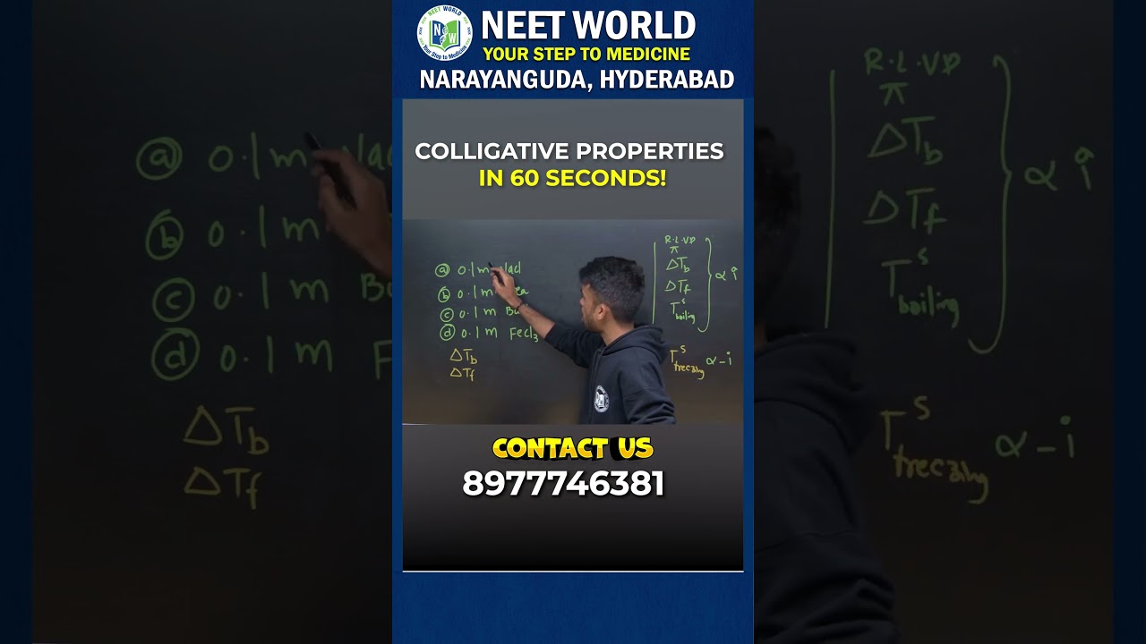 Master Colligative Properties in 3 Minutes!