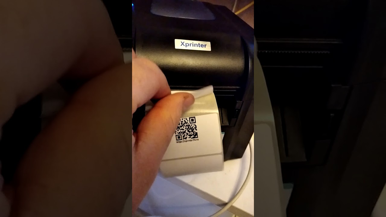 Решаем проблему с морганием синей лампы на принтере этикеток Xprinter XP-370B