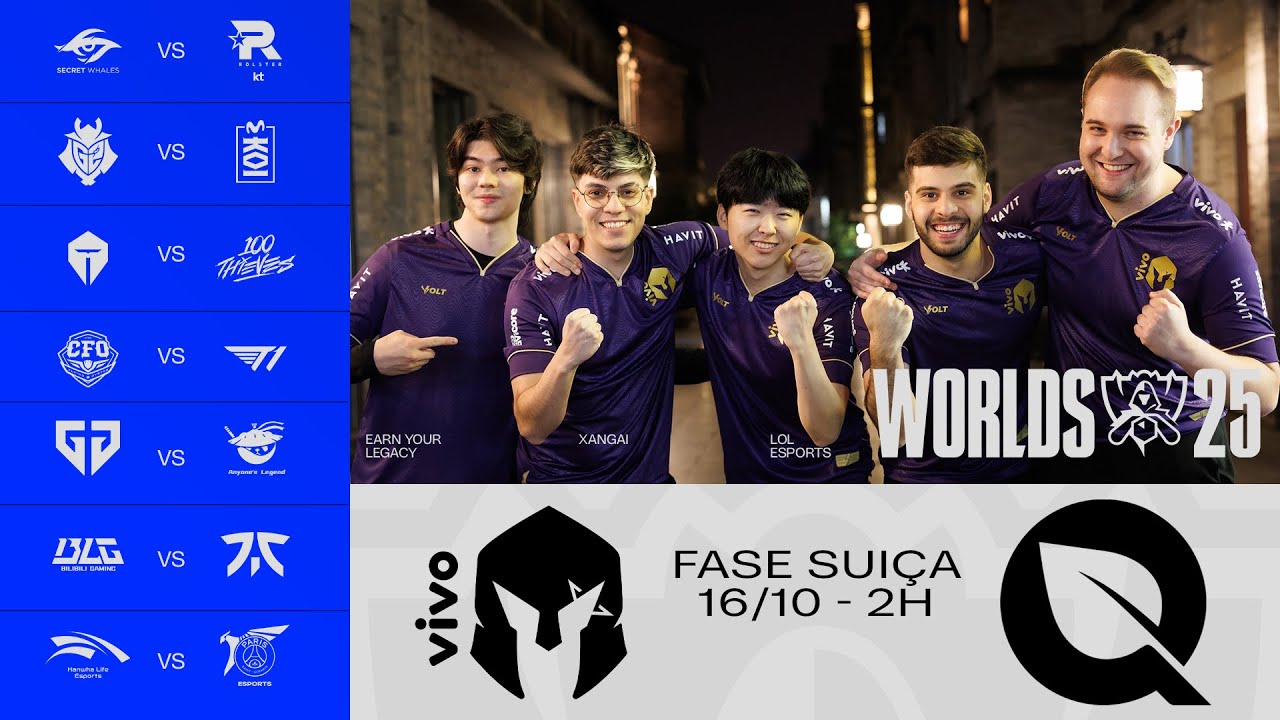 Worlds 2025 | Fase Su&iacute;&ccedil;a | Dia 2