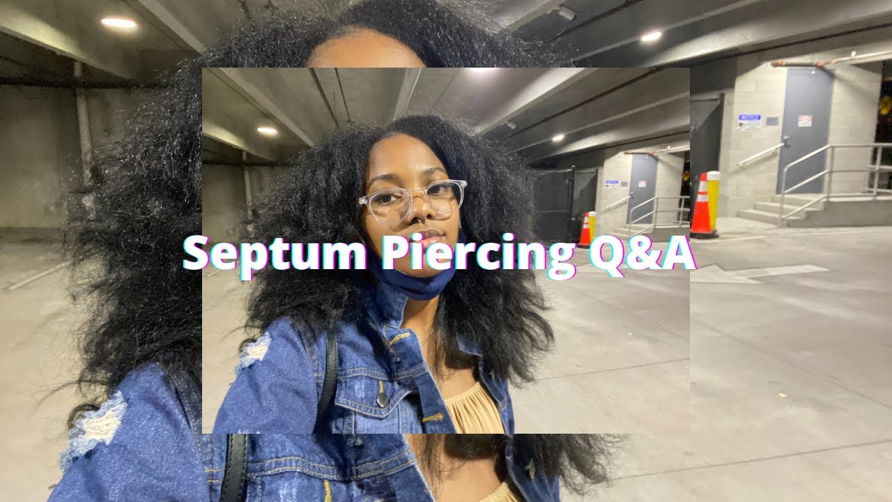 Septum Piercing Q&A *pain, aftercare, size, pros & cons* | Jaliyah Cyasia