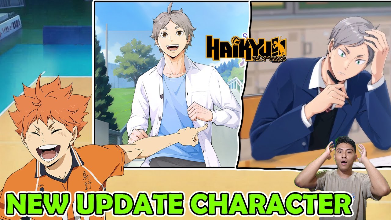 AKHIRNYA RILIS KARAKTER BARU LAGI! SP KOSHI SUGAWARA DAN SP LEV HEIBA - HAIKYU FLY HIGH