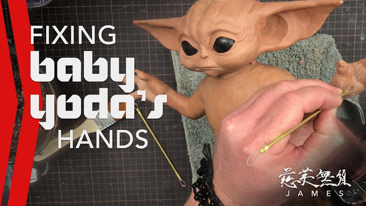 Fixing Baby Yoda's Hands