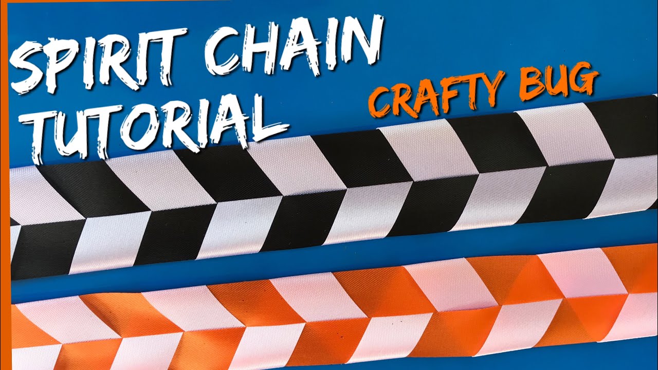 SPIRIT CHAIN TUTORIAL/homecoming mum braids and chains #homecoming #homecomingmums #texashomecoming