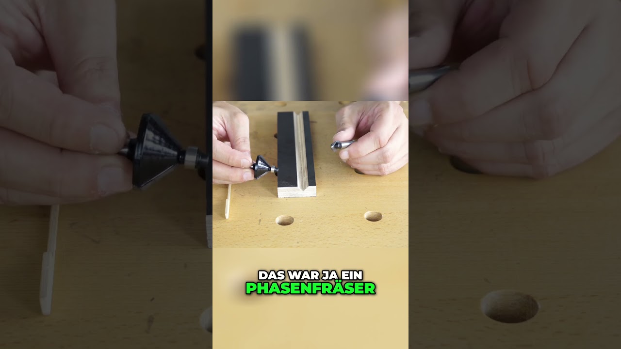 V Nut Fr&auml;ser #woodspezi #shorts #tips #tricks #holz
