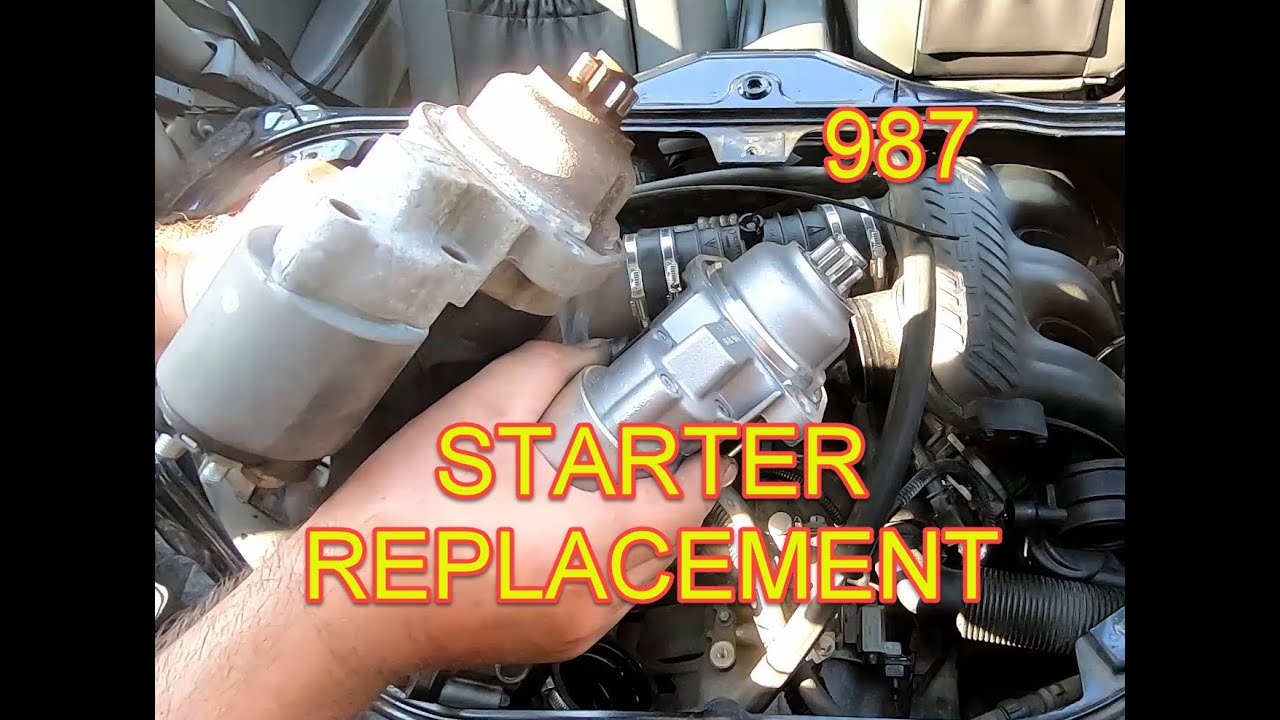 987 Porsche Boxster S 3.2L Starter Replacement. It's not that hard!