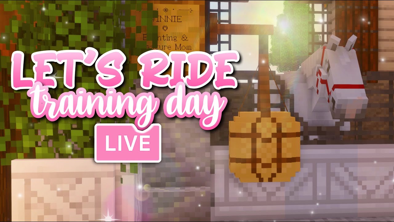 LET'S RIDE: Training Day 🔴 Peachy's Pixel Place Gameplay (MC Server)