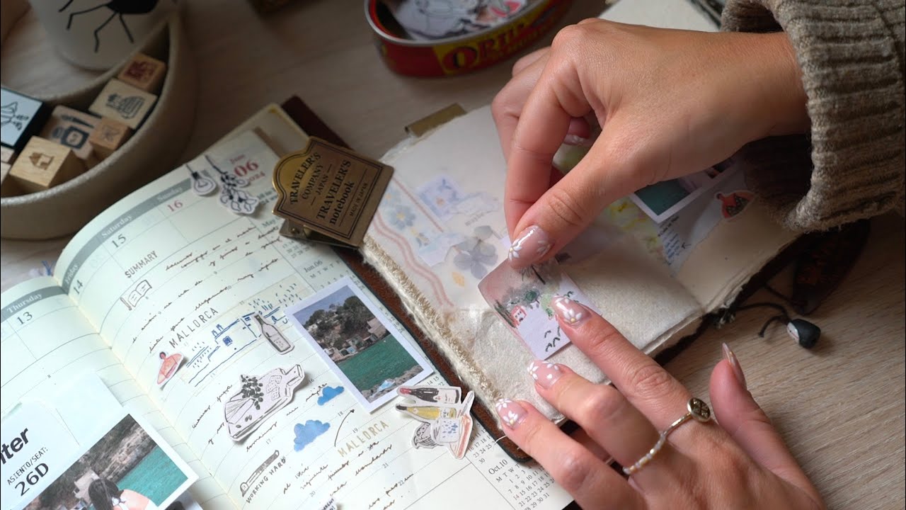 171. documenting my summer trip - traveler's notebook