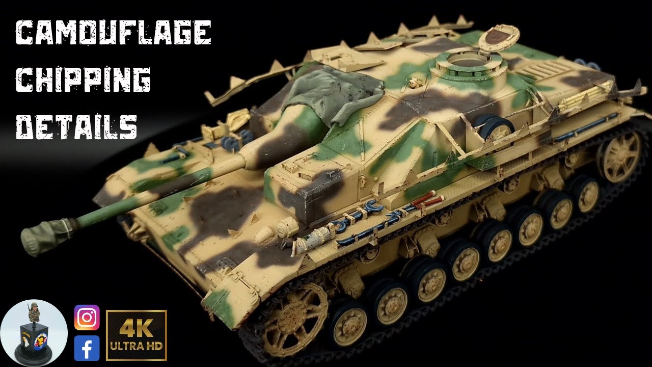 1/35 StuG IV Painting Camouflage & Chipping - RFM 5060 - Tank Model