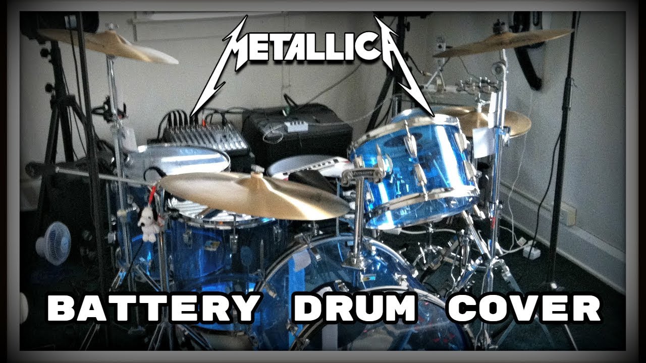 Metallica - Battery Drum Cover