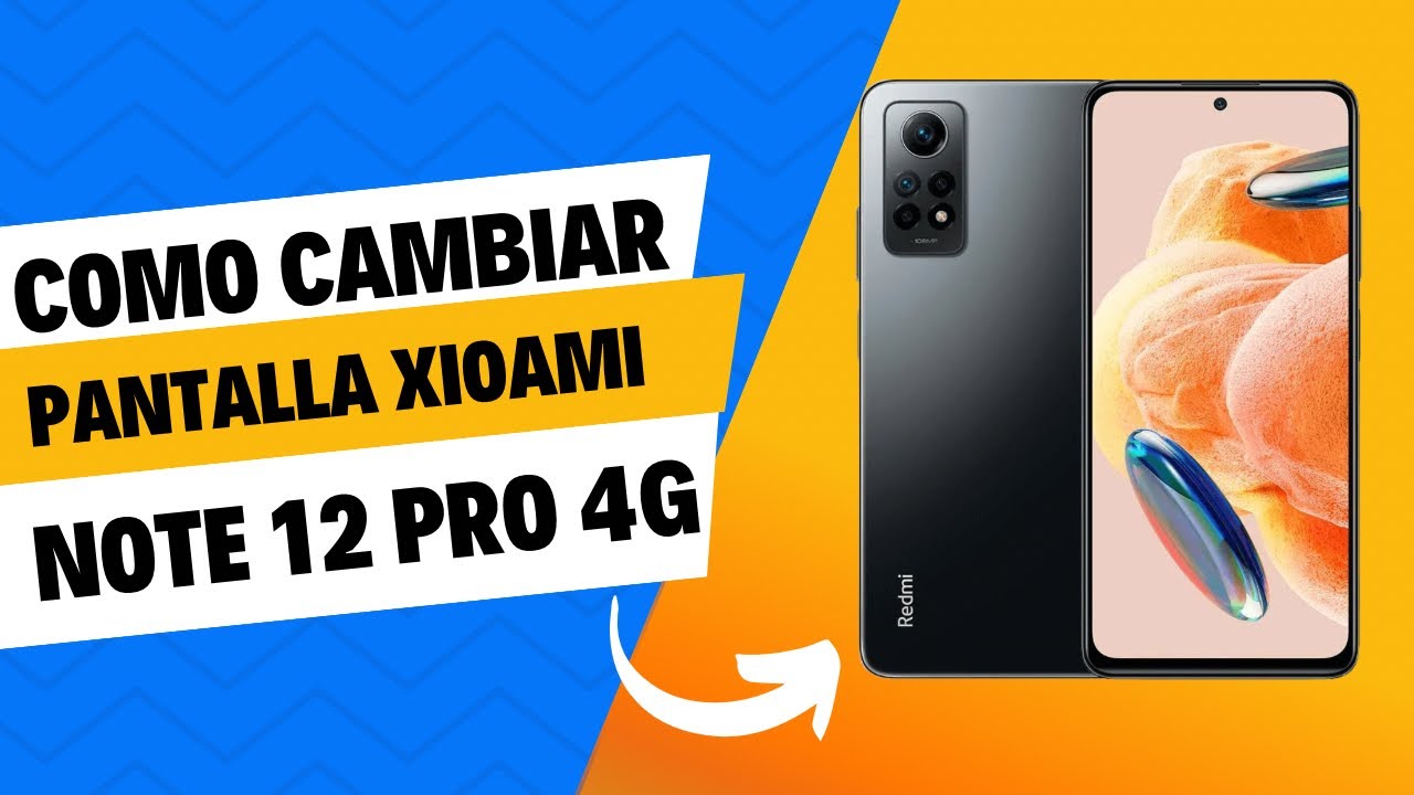 COMO CAMBIAR UNA PANTALLA DE CELULAR REDMI NOTE 12 PRO 4G  PASO A PASO SIN RIESGO ⚠️ 2023