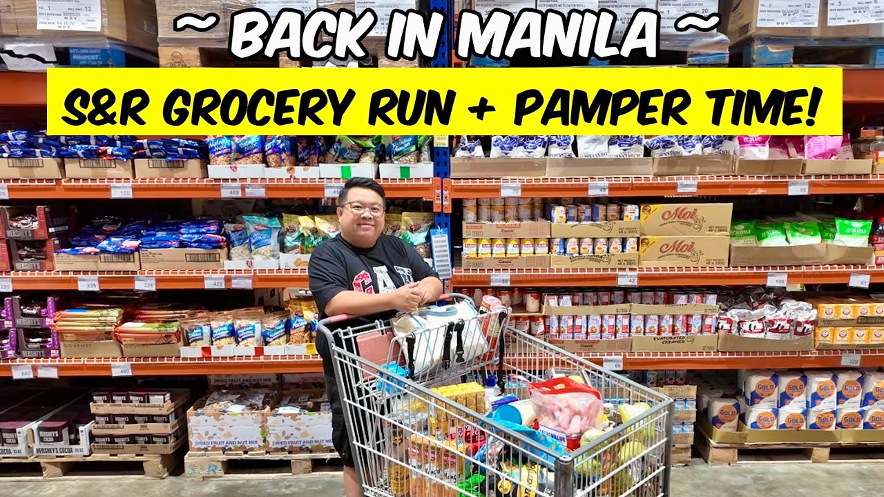 Solo Grocery Date at S&R + Pamper time with the Parents! 🇵🇭 | JM Banquicio