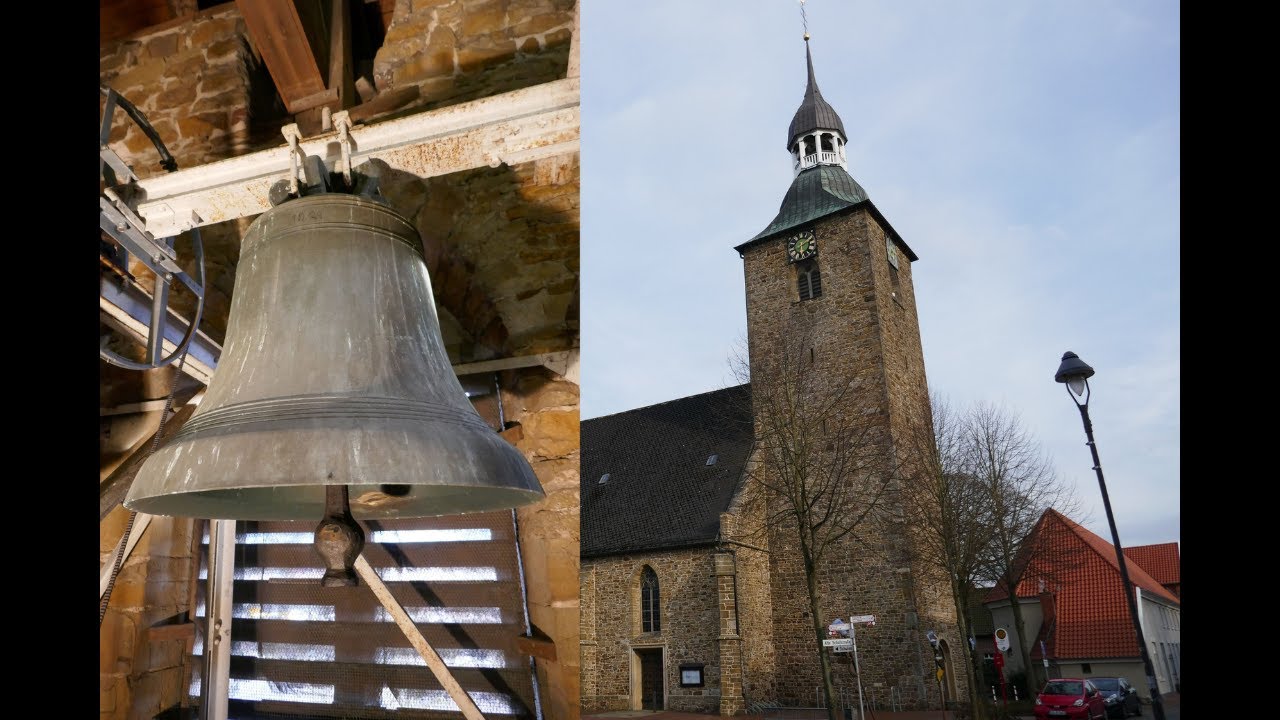 Alfhausen (D-OS/BSB) - Die Glocken der kath. Kirche St. Johannis (Turmaufnahme)