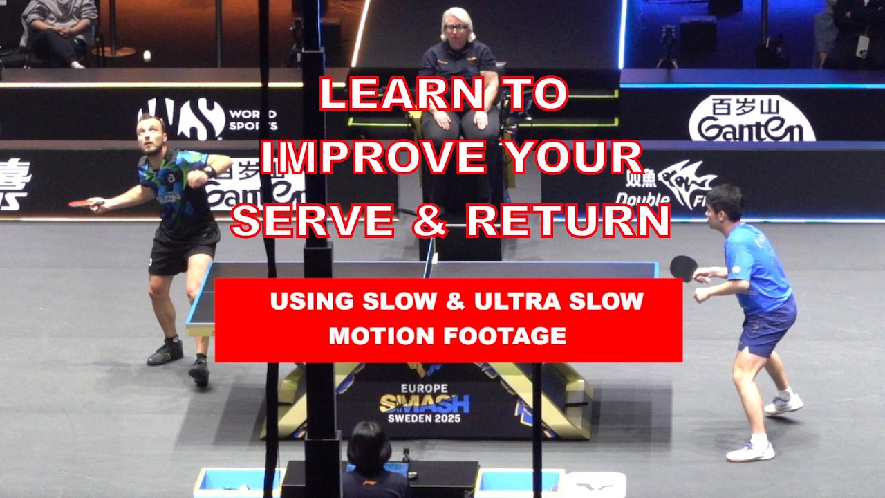 Learn to improve your serve and receive from the best players in the world