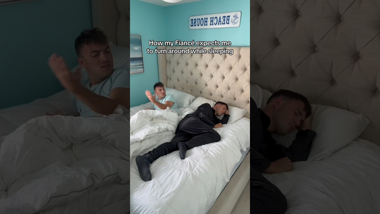 The only right way to turn over 🤣❤️