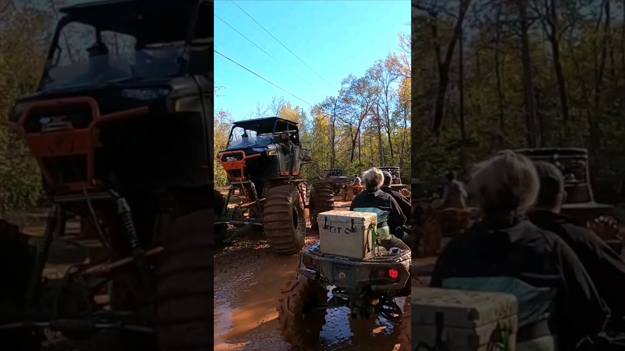 Dang!  That's a big SxS. #polaris #highlifter #canam #riverrun #atv #honda #polarisranger