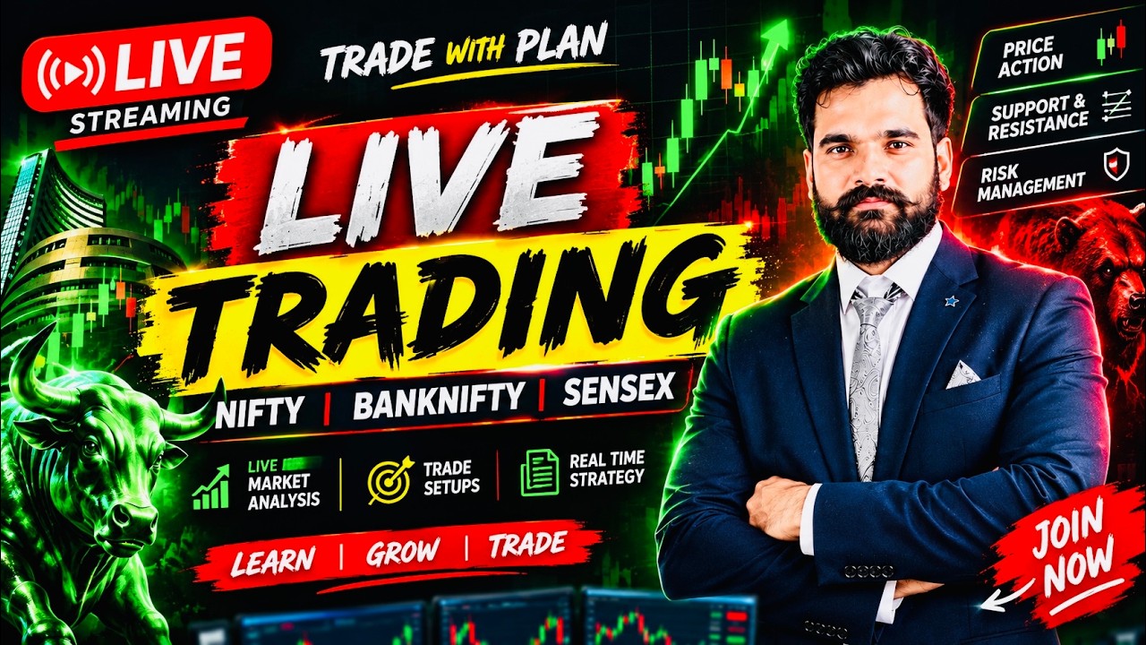 🔴LIVE TRADING | Nifty 50 & Sensex Live Market Analysis | 23 Sept... | Live Trading Today |