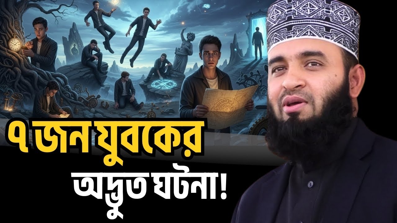 সাতজন যুবকের অদ্ভুত ঘটনা। আখিরাতে যাত্রা। mizanur rahman azhari waz, azhari waz, new waz, waz