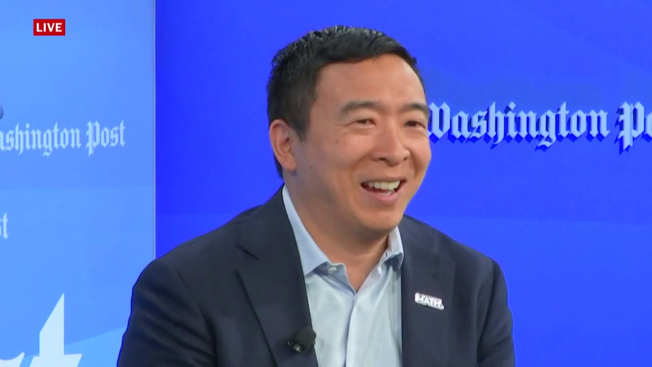 Presidential candidate Andrew Yang talks 2020 election |  Washington Post Live
