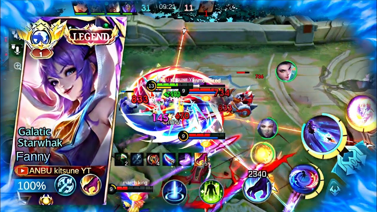 Fanny Legend Skin Gameplay | MLBB