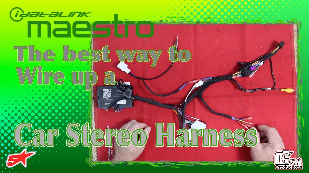 the best way to wire up an idatalink  Maestro radio harness