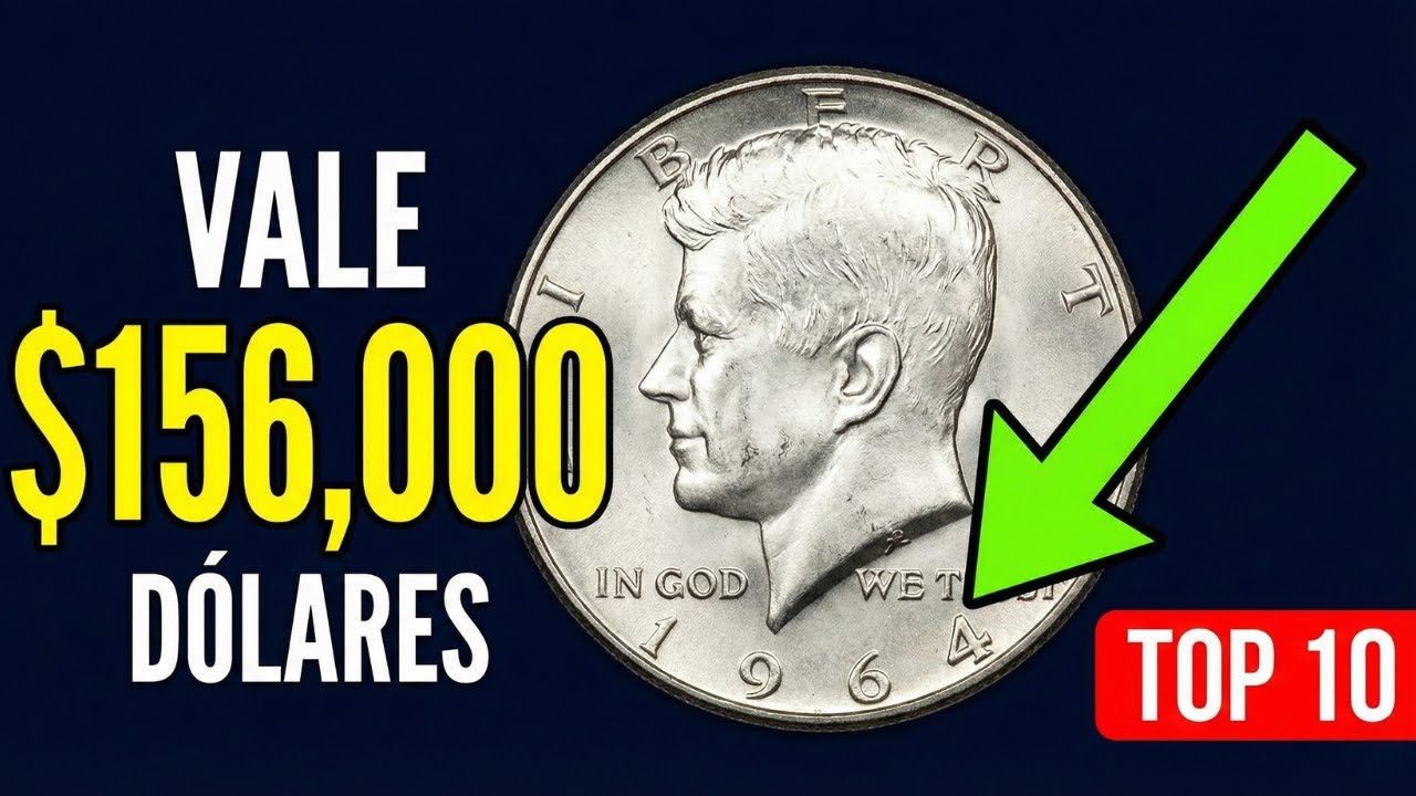 ¡No GASTES estos 50 Centavos! Top 10 Medios Dólares Kennedy MÁS CAROS 💰
