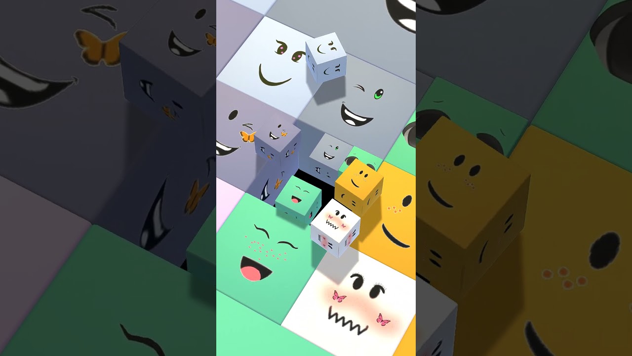 Roblox Face Rolling cube animation