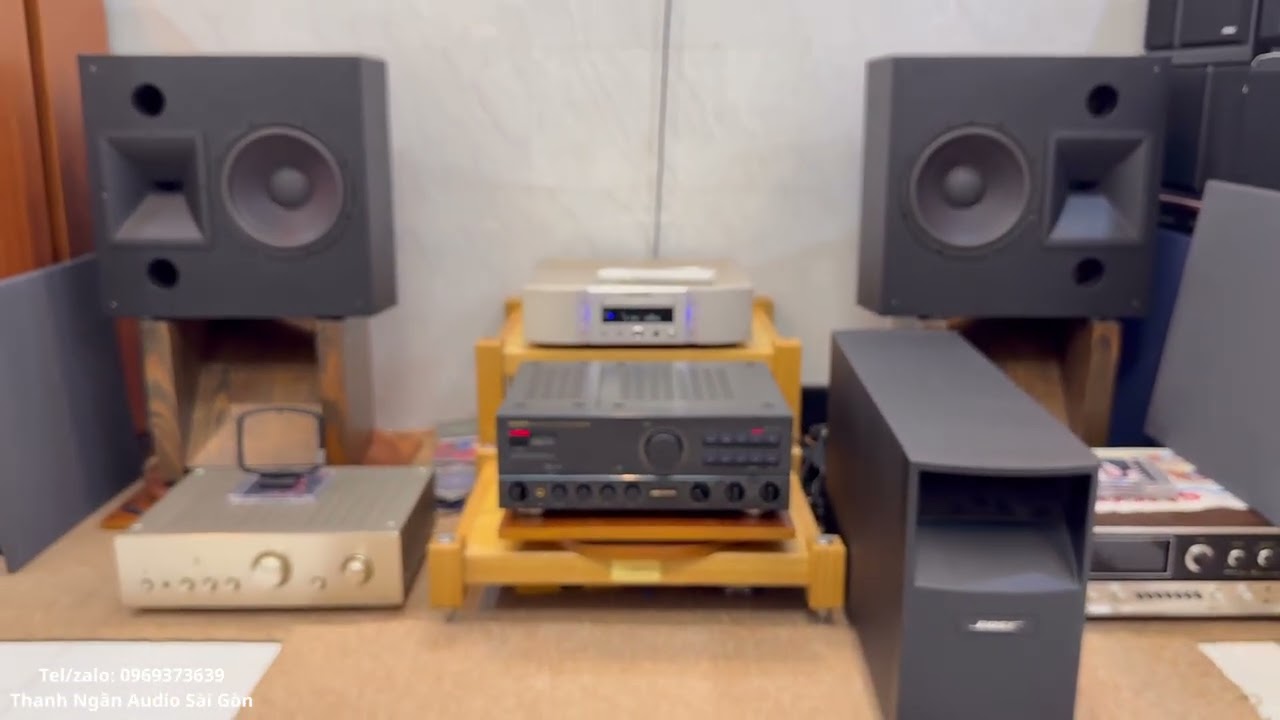 Loa JBL 8340 + Ampli Onkyo A-817EX | nghe nhạc hay. 0969373639
