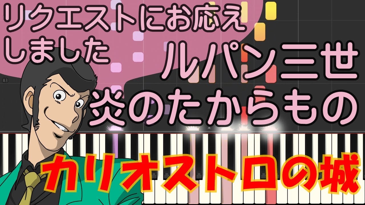 カリオストロの城/炎のたからもの/ルパン三世/ピアノ/Lupin/ピアノロイド美音/Pianoroid Mio/DTM