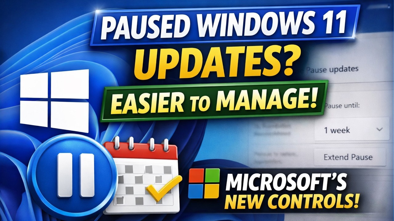 Paused Windows 11 Updates? Microsoft Just Made Them Easier to Manage