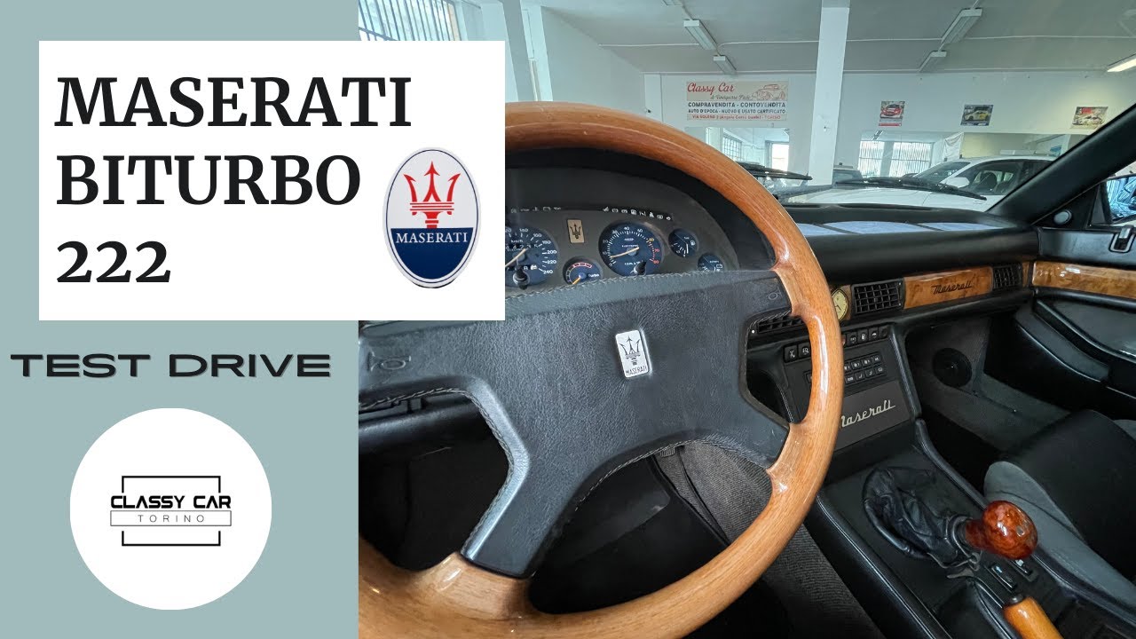 MASERATI 222 BITURBO (1990) | UN' AUTO STORICA UNICA
