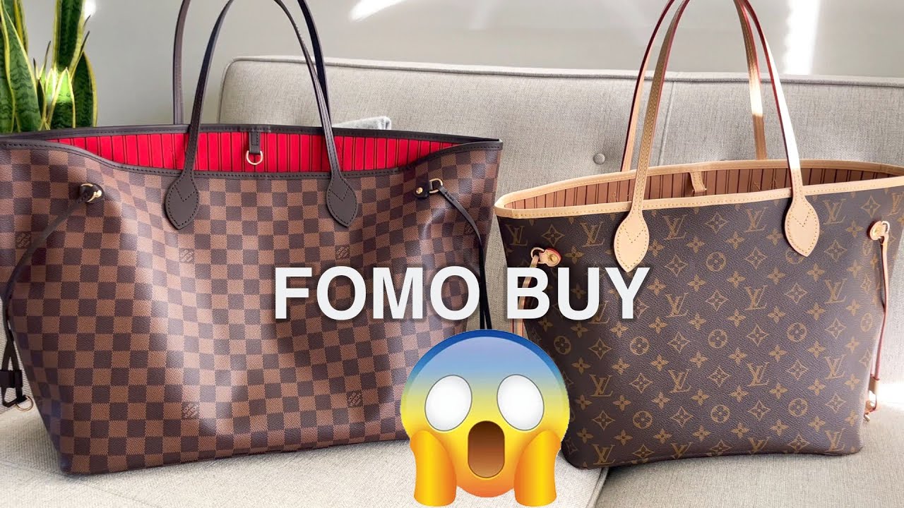 Louis Vuitton Neverfull GM vs MM Comparison Review + FOMO Story Time + What's in My Bag + Mod Shots