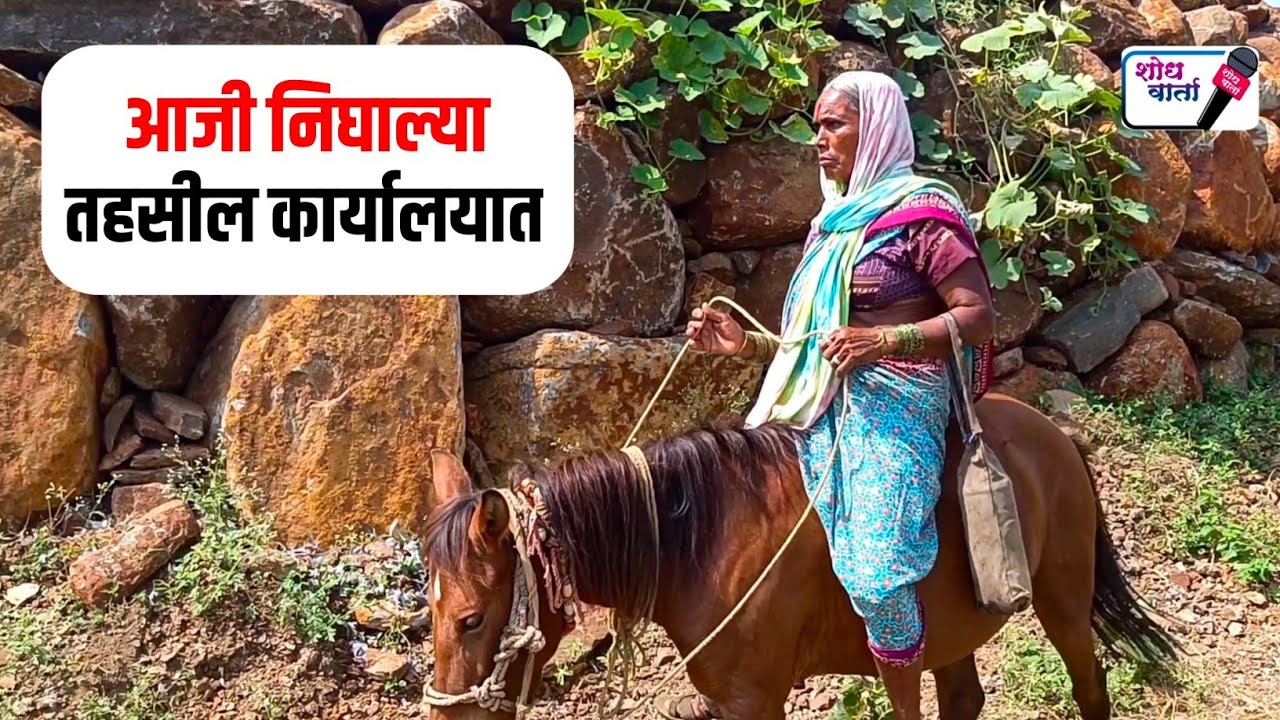 कलयुगातील झाशीची राणी नानीबाई गव्हाणे | आज्जीची घोडेस्वारी | horse rider grand mother | शोध वार्ता |