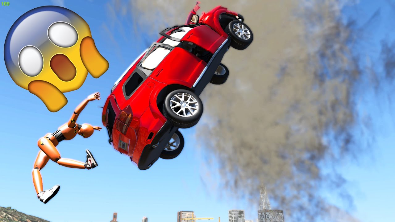 Cars vs Tornado 😱 - BeamNG Drive Crashes