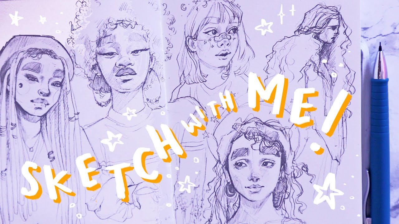 Sketch With Me // + как чувствовать себя хорошо в своем творчестве