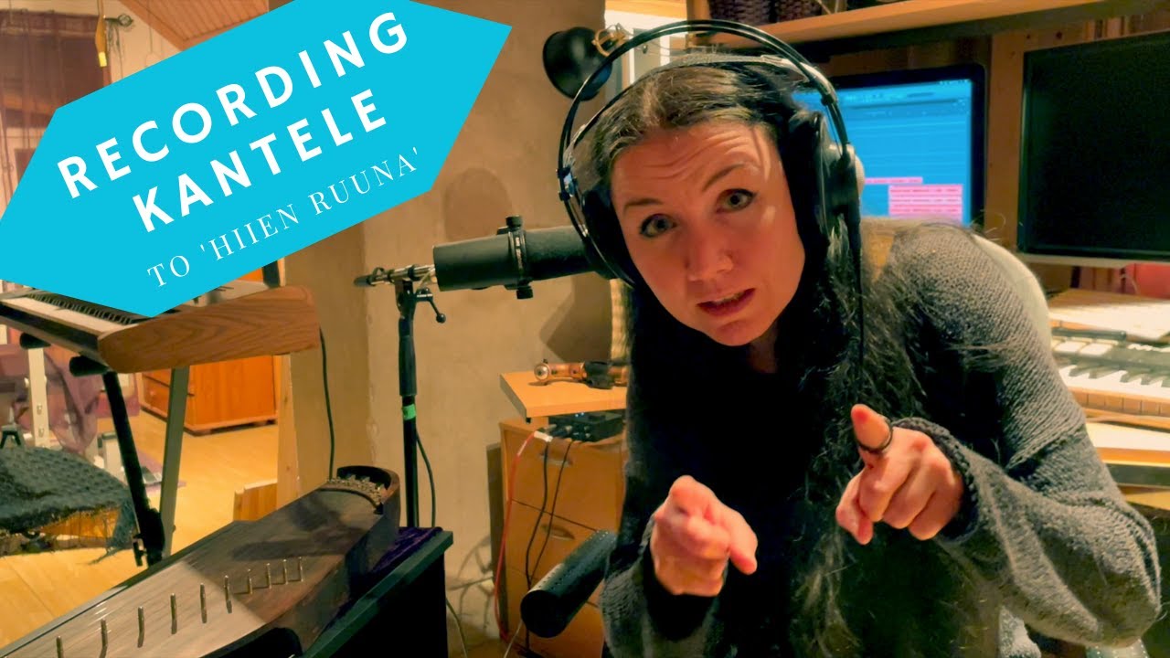 Mythrian behind the scenes: RECORDING KANTELE TO 'HIIEN RUUNA'