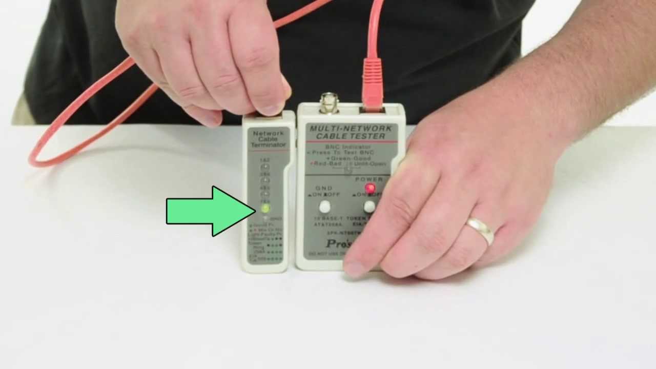 Multi-Network Ethernet/Coaxial Cable Tester - #93-700-145