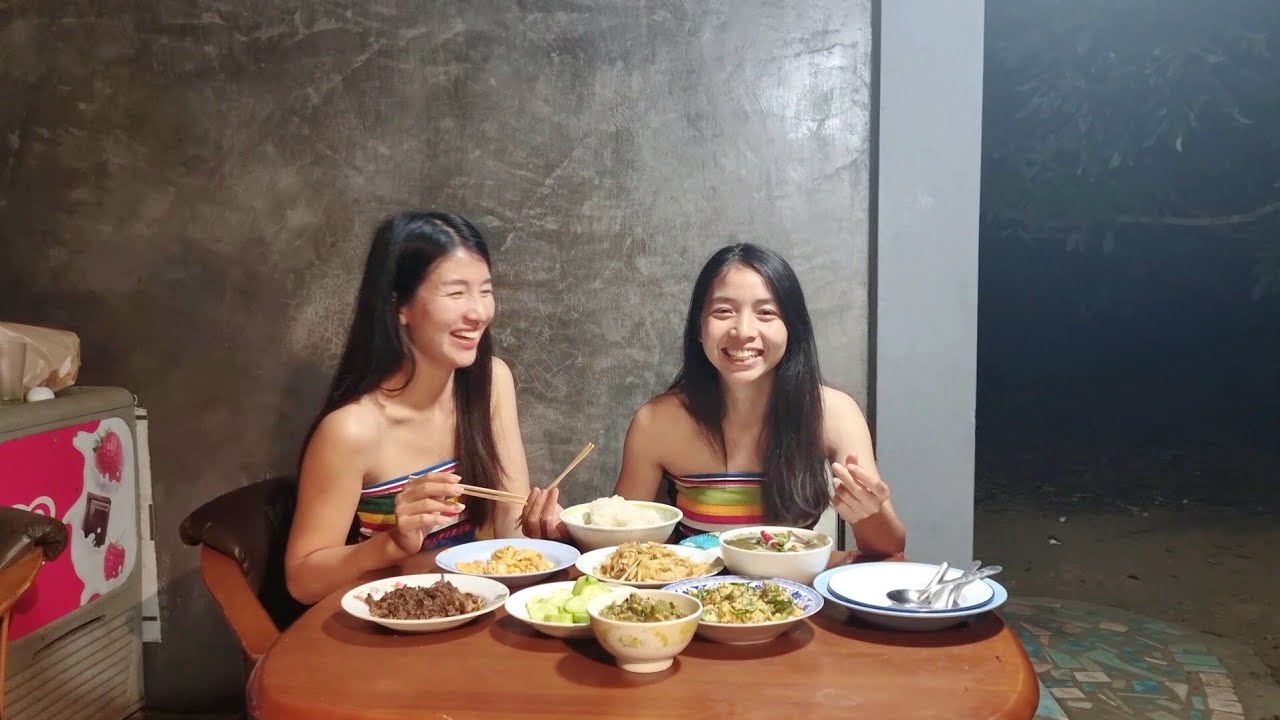 EP.120 ทำอาหารกินกลางสวนลำไยยามเย็น ฟินมาก!!🥰 #ธรรมชาติ #วิถีชาวดอย