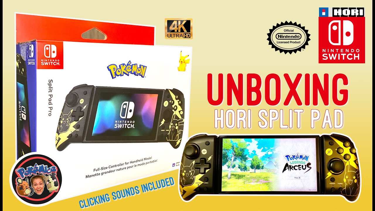 🎮 HORI Split Pad Pro - Pokemon Pikachu Edition ⚡️ For Nintendo Switch -PokéMice #93