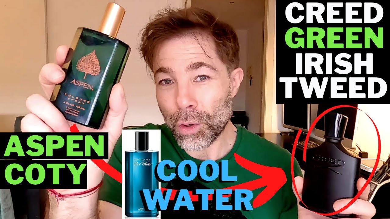 ASPEN COTY vs CREED GREEN IRISH TWEED vs COOL WATER DAVIDOFF | Reseña en español