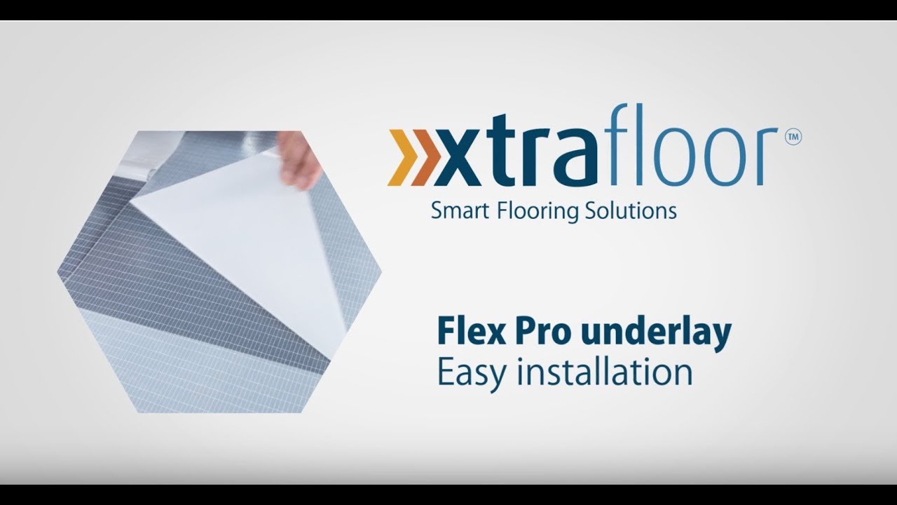 Moduleo Xtrafloor Flex Pro underlay - easy installation