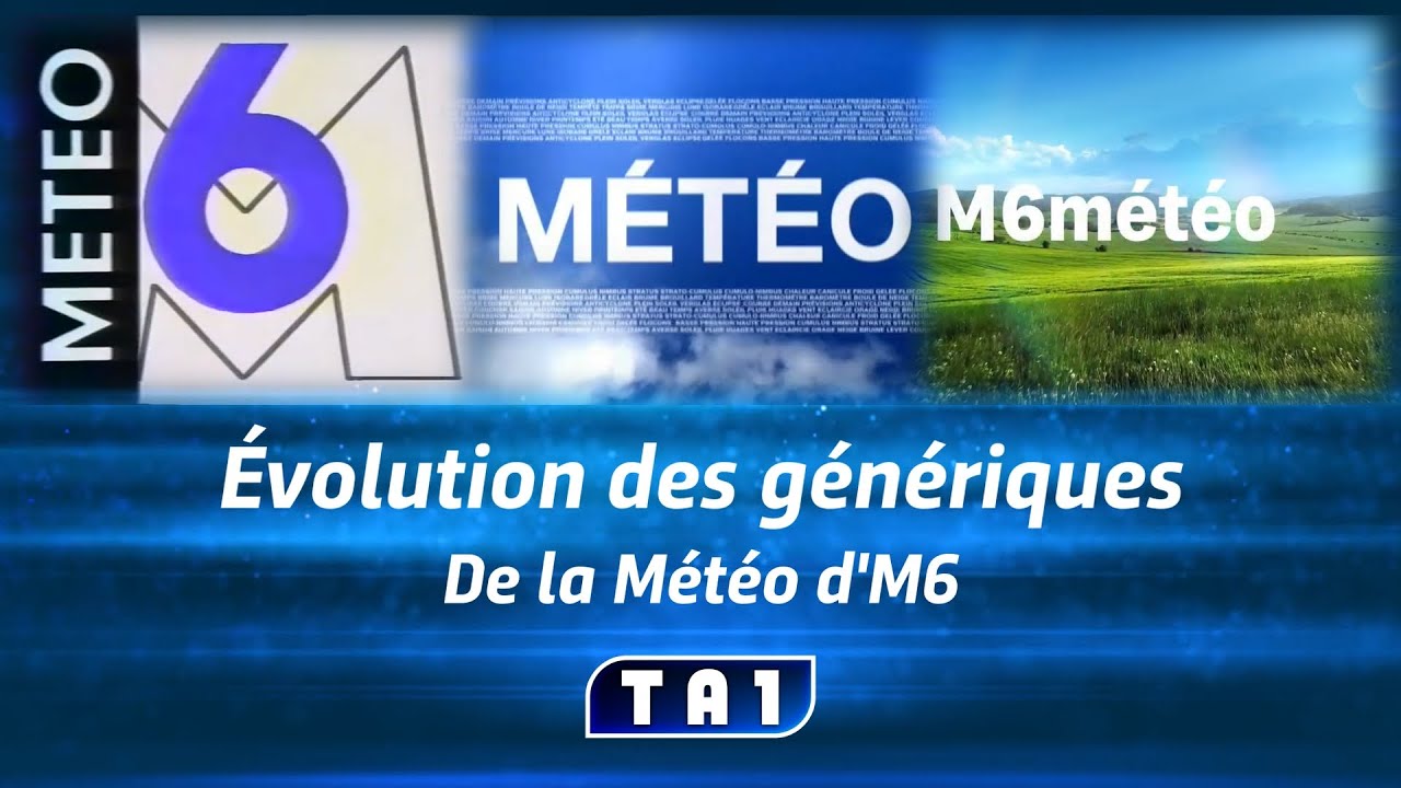 Évolution des génériques de la Météo d'M6