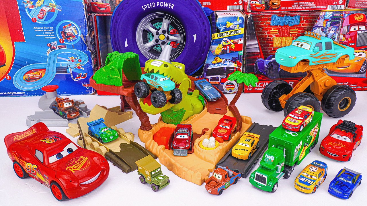 Disney Pixar Cars Collection Unboxing Review | Mattel Disney Pixar Cars on the Road Dino Playground